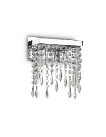 IDEAL LUX: Giada Clear AP2 applique con cristalli pendenti in offerta