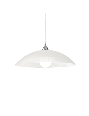 IDEAL LUX: Lana SP1 sospensione in vetro Ø50 cucina bianca in offerta