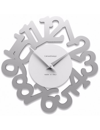 CALLEADESIGN: Mat orologio moderno da parete legno colore alluminio in offerta