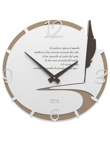 CALLEADESIGN: Le cose non dette orologio da parete cioccolato personalizzabile in offerta