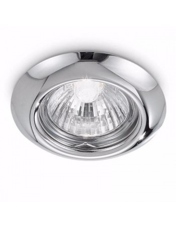 GEA LUCE: Faretto gu10 da incasso controsoffitto tondo cromo led orientabile in offerta