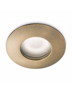 GEA LUCE: Faretto ip65 gu10 da incasso controsoffitto bagno brunito rotondo led in offerta