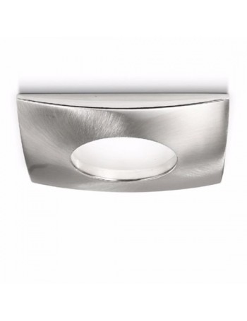 GEA LUCE: Faretto ip65 da bagno doccia incasso a soffitto nickel quadrato in offerta