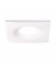 GEA LUCE: Faretto gu10 da incasso a soffitto quadrato metallo bianco in offerta