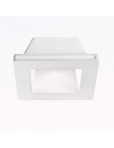 GEA LUCE: Faretto gu10 in gesso incasso controsoffitto led quadrato in offerta