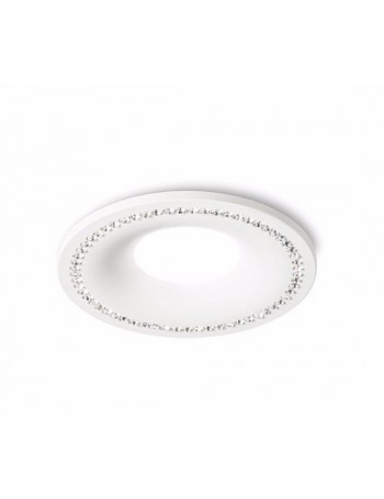 GEA LUCE: Faretto gu10 da incasso controsoffitto tondo con strass in offerta