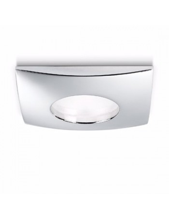 GEA LUCE: Faretto ip65 da incasso a soffitto per doccia bagno cromo in offerta
