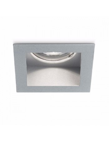 GEA LUCE: Faretto gu10 da incasso rientrato quadrato grigio led in offerta