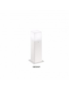 GEA LUCE: Lampione piccolo da giardino IP44 h30 squadrato moderno bianco in offerta