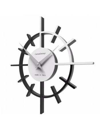 CALLEADESIGN: Crosshair orologio legno nero grigio da parete moderno in offerta