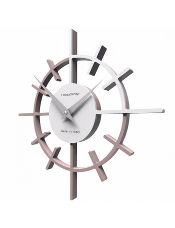 CALLEADESIGN: Crosshair orologio da parete moderno legno colore grigio prugna in offerta