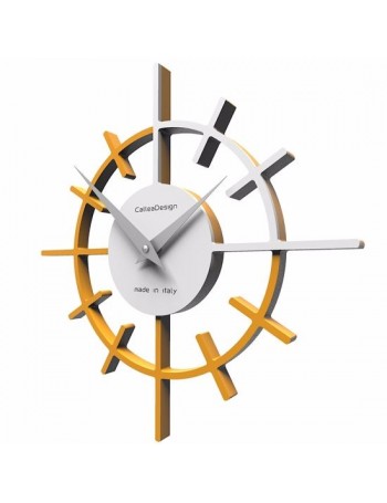 CALLEADESIGN: Crosshair orologio da parete moderno legno colore melone in offerta