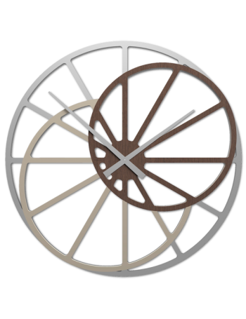 CALLEADESIGN: Theresa orologio grande 95 cm da parete moderno rovere wenge' theresa callea design