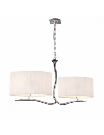 MANTRA: Eve chrome lampadario moderno bilancere paralumi ovali in offerta