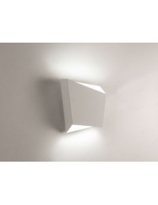 MANTRA: Asimetric applique led design moderno metallo bianco in offerta