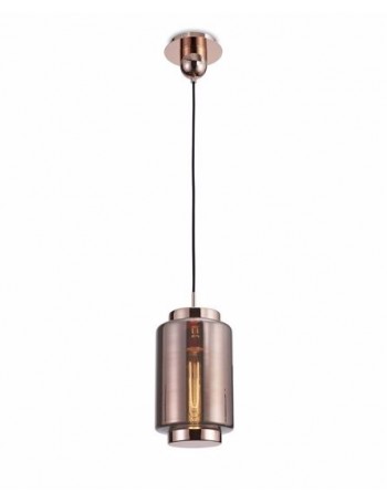 MANTRA: Jarras lampadario modernocilindro vetro rame trasparente in offerta