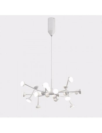 MANTRA: Adn lampadario led 72w 3000k metallo bianco 66cm moderno in offerta