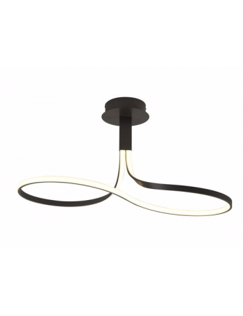 MANTRA: Nur marrone ossido lampadario moderno infinito led 40w 2800k in offerta