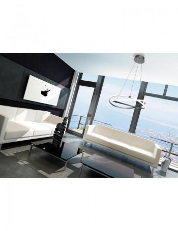 MANTRA: Infinity white lampadario da moderno led 50cm 42w 2800k dimmerabile in offerta