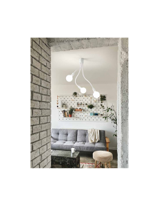 PERENZ: Bulbo plafoniera con bracci sfera orientabili 3 luci in offerta