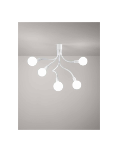 PERENZ: Bulbo plafoniera con bracci sfera orientabili 5 luci in offerta