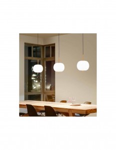 PERENZ: Cirro sospensione sfera led 18w in metallo oro e vetro bianco in offerta