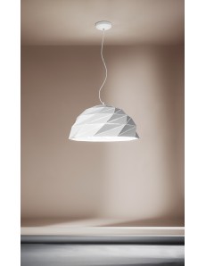PERENZ: Tilt sospensione moderna 3 luci in metallo bianco ø 56 cucina in offerta