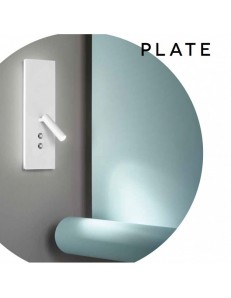 PERENZ: Plate Applique con faretto Led orientabile e presa USB in offerta
