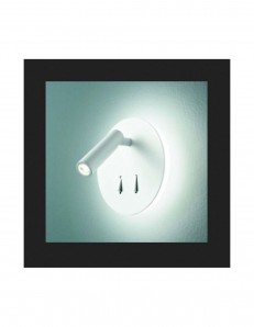 PERENZ: Plug Applique con faretto Led orientabile bianco in offerta