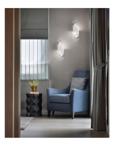 FABAS LUCE: Fanes applique small led 36cm bianco in offerta