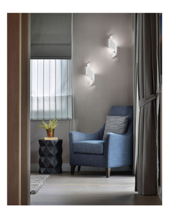 FABAS LUCE: Fanes applique small led 36cm bianco in offerta
