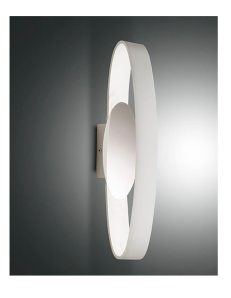 FABAS LUCE: Gaby applique led 53cm in metallo bianco in offerta