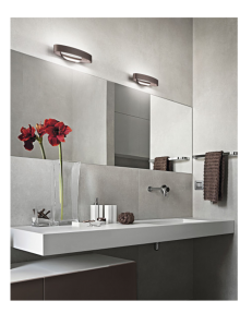 FABAS LUCE: Gaby applique led 53cm in metallo bianco in offerta 2