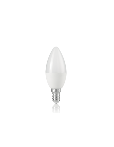 IDEAL LUX: Lampadina E14 led 7 w oliva bianco plastica 3000k in offerta