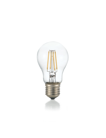 IDEAL LUX: Lampadina E27 led 8 w goccia vetro trasparente luce calda in offerta