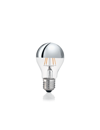 IDEAL LUX: Lampadina E27 led 8 w goccia vetro cromo luce calda in offerta