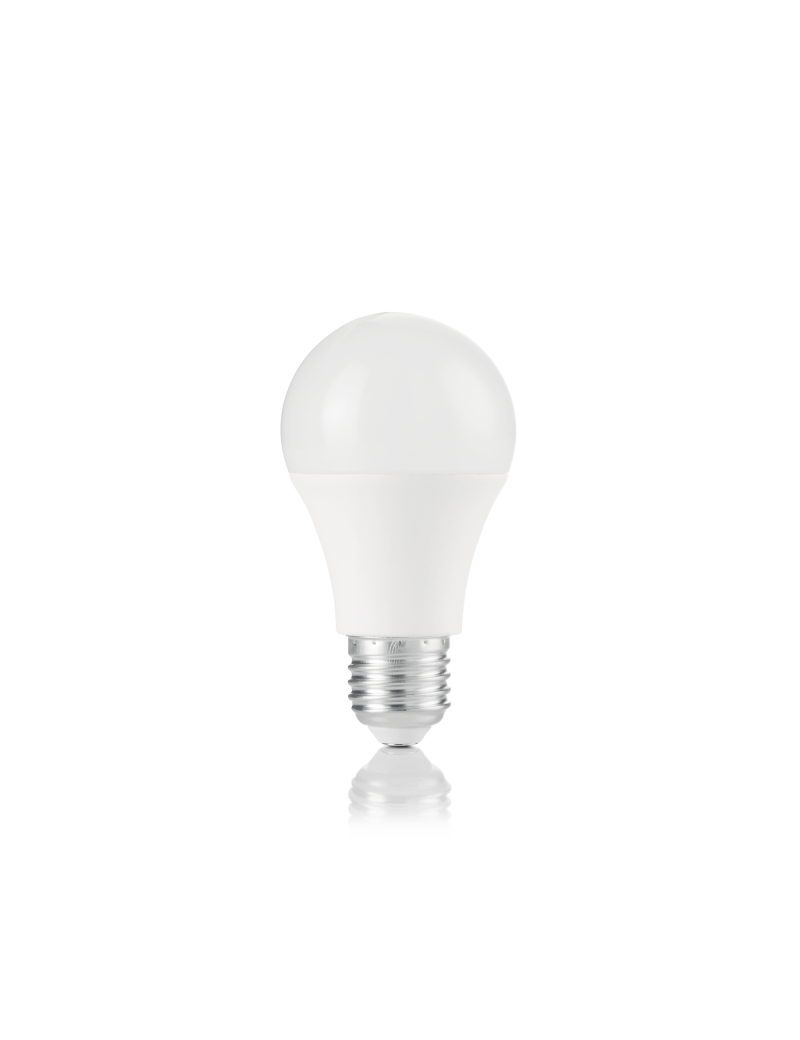 Lampadina E27 led 10 w goccia plastica bianca luce naturale