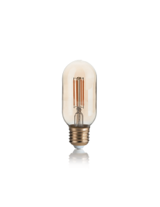 IDEAL LUX: Lampadina E27 led 4 w BOMB vetro ambra vintage luce calda in offerta