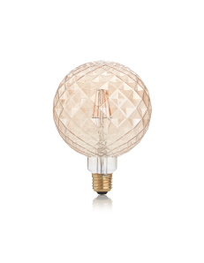 IDEAL LUX: Pearl lampadina E27 led 4w vetro ambra vintage luce calda in offerta