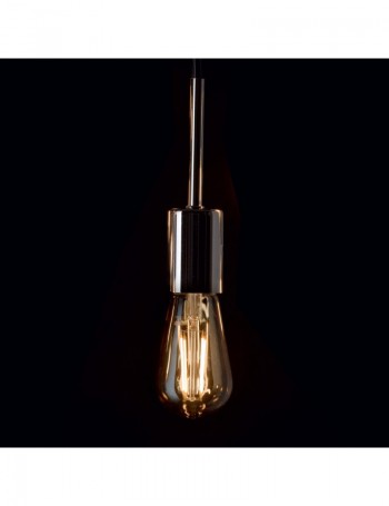 IDEAL LUX: Cono lampadina E27 led dimmerabile 4w vetro ambra vintage luce calda in offerta