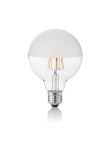 IDEAL LUX: Globo d95 lampadina E27 led 8w vetro satinato luce calda in offerta