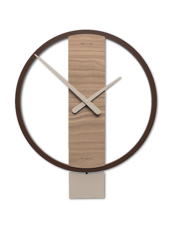 CALLEADESIGN: Kurt orologio a pendolo parete moderno legno noce canaletto in offerta