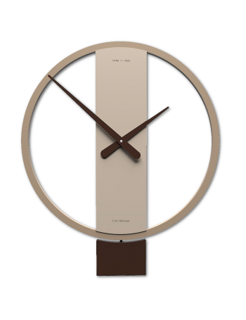 CALLEADESIGN: Kurt orologio a pendolo parete moderno legno color cioccolato in offerta