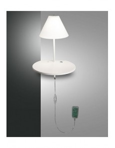 FABAS LUCE: Goodnight applique led bianco vetro soffiato 8 watt in offerta