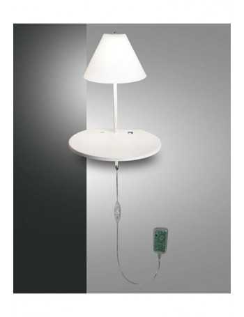 FABAS LUCE: Goodnight applique led bianco vetro soffiato 8 watt in offerta