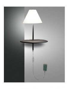 Goodnight applique led antracite 8 watt vetro soffiato 2