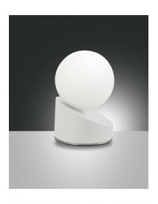 FABAS LUCE: Gravity lumetto led bianco vetro in offerta