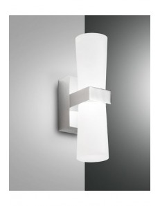 FABAS LUCE: Iglesias applique led 8w cromo e vetro soffiato bidirezionali in offerta