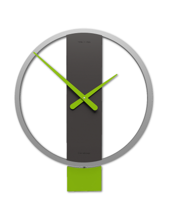 CALLEADESIGN: Kurt orologio a pendolo parete color verde mela moderno legno in offerta