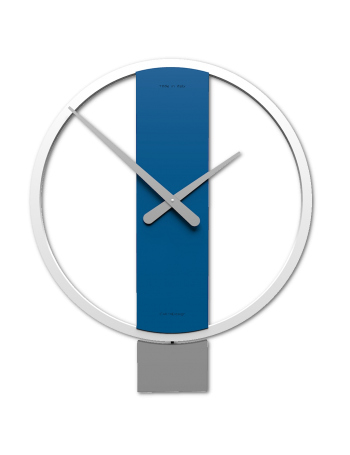 CALLEADESIGN: Kurt orologio a pendolo parete color blu elettrico moderno legno in offerta